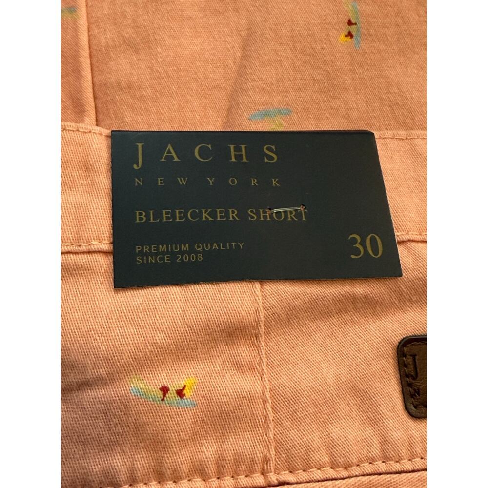 NEW JACHS NY Men's Bleecker Chino Shorts Size 30 Pink‎ Casual Summer Solid NWT - Picture 3 of 4